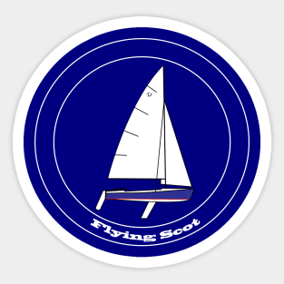 Flying Scot sailboat Sticker